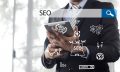 Searching Engine Optimizing SEO Browsing Concept, Businessman ho